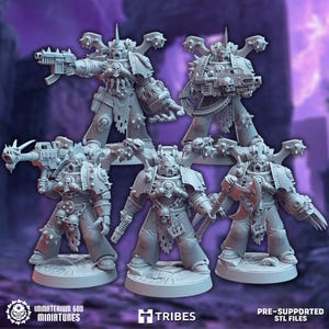 Praetorians of Hatred | Immaterium God Miniatures | 12K Prints