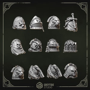 Hombreras n.° 1 / Juego de 12 piezas / GreyTide Studio - Eternal Pilgrims