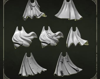 Cloaks | Set of 7 Pieces | GreyTide Studio - Eternal Pilgrims