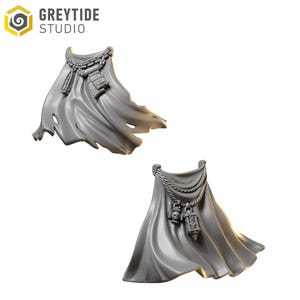 Cloaks | Set of 5 Pieces - Terminator Scale | GreyTide Studio - Eternal Crusaders BIG Armour | 12K Prints