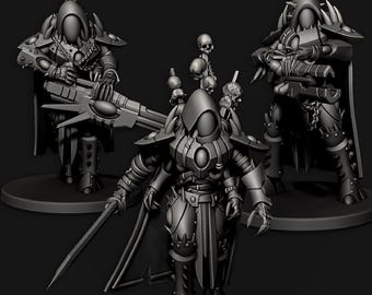 Mobile Suits / Set de 5 Miniaturas / Edge Miniatures - Escuadrón de Patrulla de Elfos Piratas