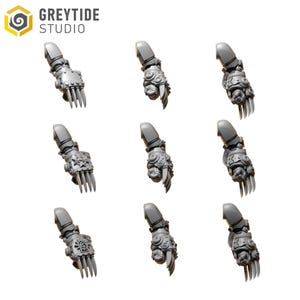 Claws | Set of 9 Pieces | GreyTide Studio - Eternal Pilgrims | 12K Prints