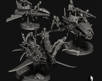 Navettes de raid | Edge Miniatures - Elfes maudits