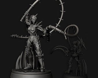 Rainha da Arena | Edge Miniatures - Elfos Amaldiçoados