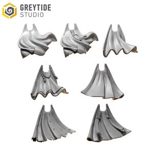 Cloaks | Set of 7 Pieces | GreyTide Studio - Eternal Pilgrims | 12K Prints
