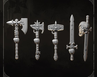 BIG Weapons | Set of 5 Pieces | GreyTide Studio - Eternal Crusaders