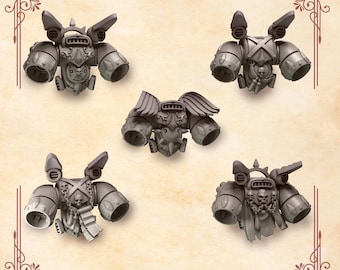 Jetpacks #1 | Set of 5 Pieces | GreyTide Studio - Crimson Lords