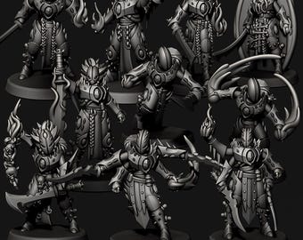 Asesinos de las Sombras / Set de 10 Miniaturas / Edge Miniatures - Piratas Tecnológicos