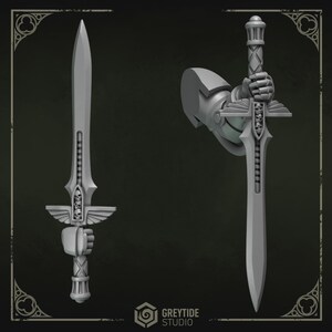 STORA svärd | Set med 5 delar | GreyTide Studio - Eternal Pilgrims