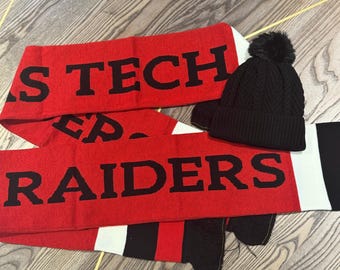 double sided Texas colleges scarves