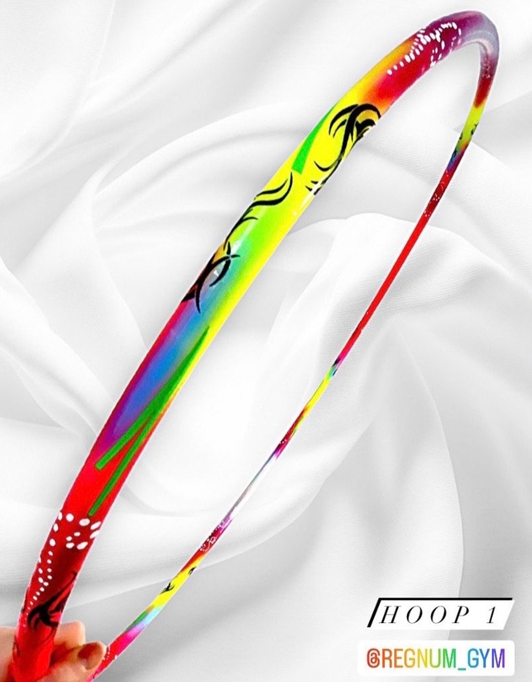 Rhythmic Gymnastics Hoop Airbrush Hoop Aerography Painted - Etsy