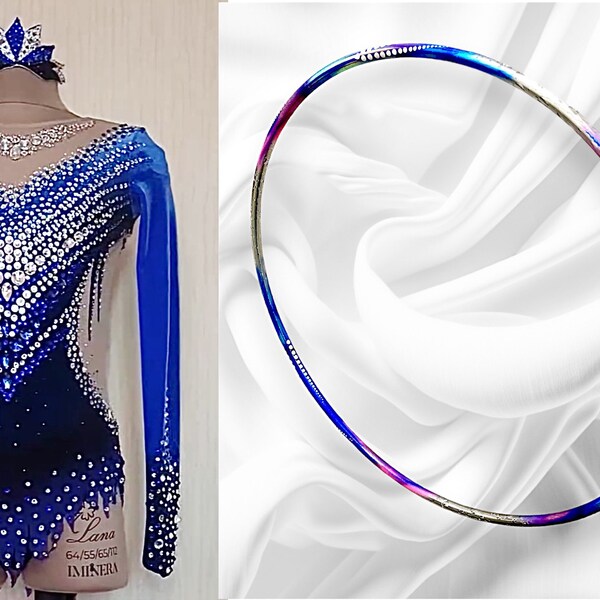 Rhythmic gymnastics Hoop, airbrush hoop, aerography, painted, custom, decorating, Regnum GYM