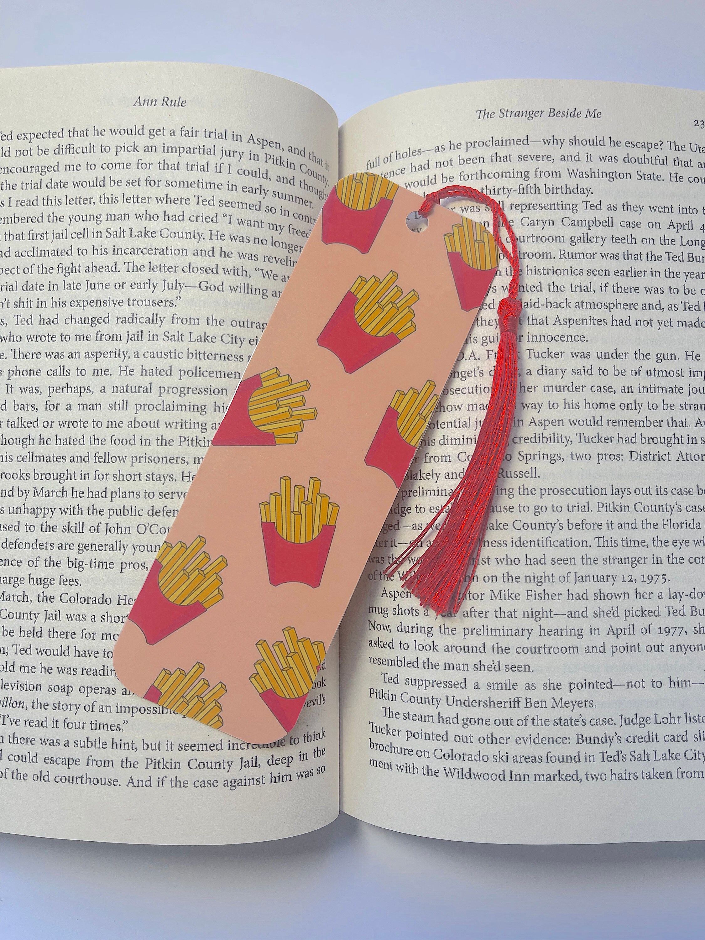 Cute Chicken Nuggets Bookmark - Food Bookmark - Handmade 300gsm Card ...