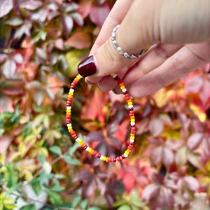 Pulsera de cuentas personalizada, pulsera de cuentas apiladas, pulsera de cuentas de arcoíris, pulsera de cuentas con nombre, pulsera de la amistad, regalos