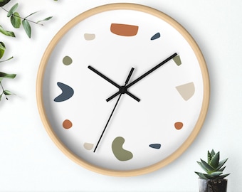 Time to Climb Wall Clock - Mid Century Modern Clock, Rock Climber Gift, Outdoorsy Home Decor, funny unique clock, minimalist wall art
