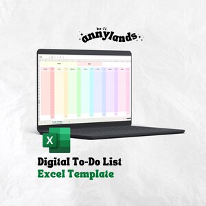 Digital To-Do List Excel Template