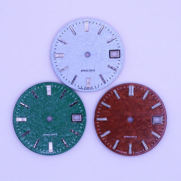 28.5mm GS Logo Watch dial, NH35 NH36, Replacement Watch Faces, DIY Watch Parts, watch Accessories, Automatic manual movement watch dial.