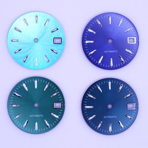 Wijzerplaat van 28,5 mm met GS-logo, NH35 NH36, vervangende wijzerplaten, doe-het-zelf horlogeonderdelen, horlogeaccessoires, wijzerplaat automatisch handmatig uurwerk.