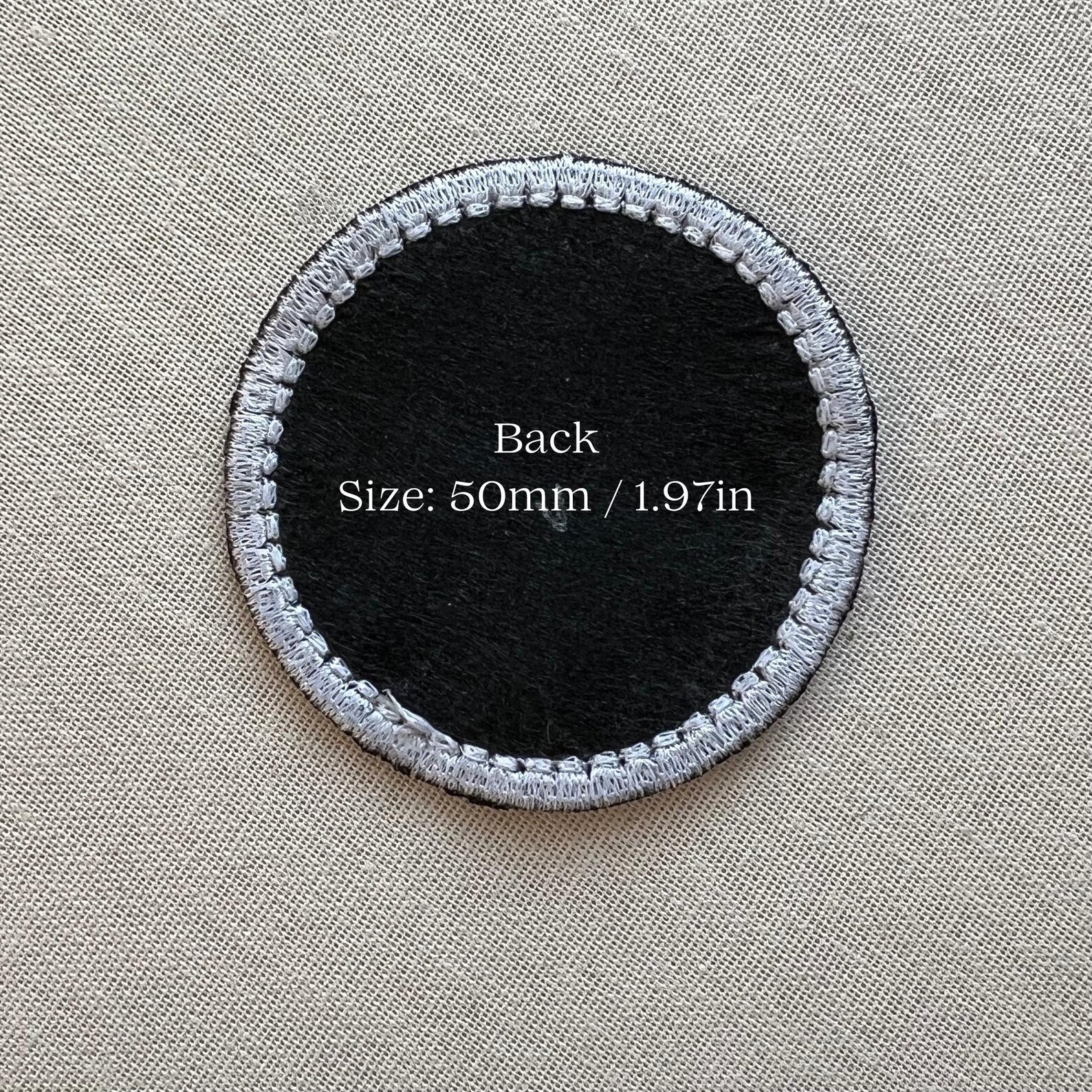 Embroidery Patch Border Design | Stitched Frame With Merrowed-style ...