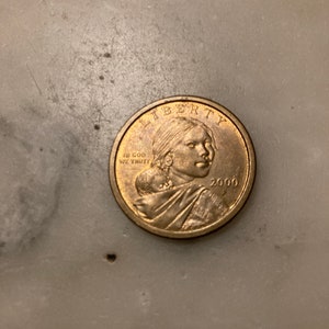 Dollar coin Liberty from the year 2000