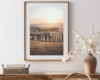 Italy Print, Italy Tuscany Photo Wall Art, Italy Wall Poster, Italian Countryside Poster, Italy Printable Art, Digital download