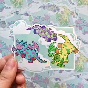 Cow Dragon Sticker | Cute Sticker | Waterproof