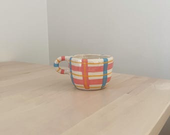 The Bright Gingham Mug