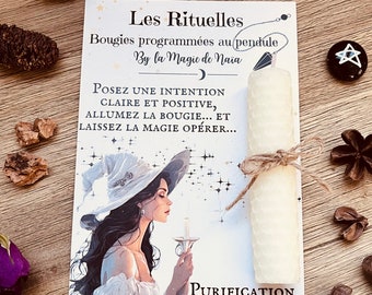 Bougie rituelle pour la purification