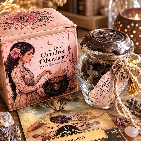Cauldron of Abundance – Attract Money, Luck & Opportunities - Spell jar abundance
