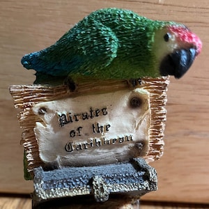 Pirates of the Caribbean Ride Souvenir - Parrot on Chest - Circa 1998