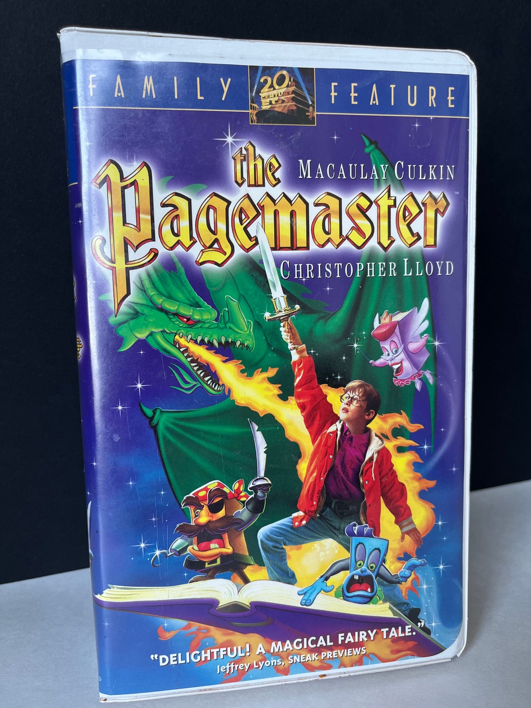 The Pagemaster on VHS Vintage 1994 20th Century Fox - Etsy - Where Can I Watch The Pagemaster Uk
