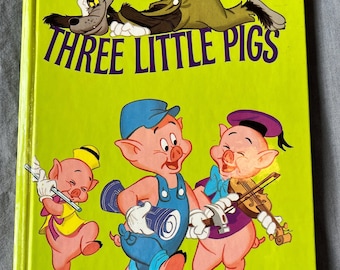 三匹の子豚 - ヴィンテージのホイットマンの語りかけの子供向け本
