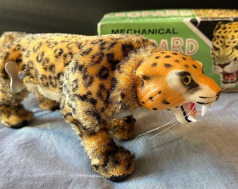 Vintage Marx Mechanical Leopard Wind Up Toy