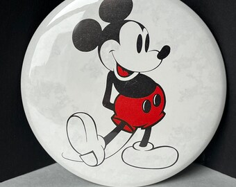 Pocket Mirror - 1960s - Rare - Mickey Mouse