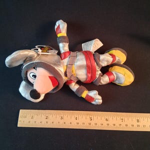 1990s Mickey Mouse Space Suit Plush – 9 Inch – Mouseketoys Beanbag – NOS with Original Tags image 7