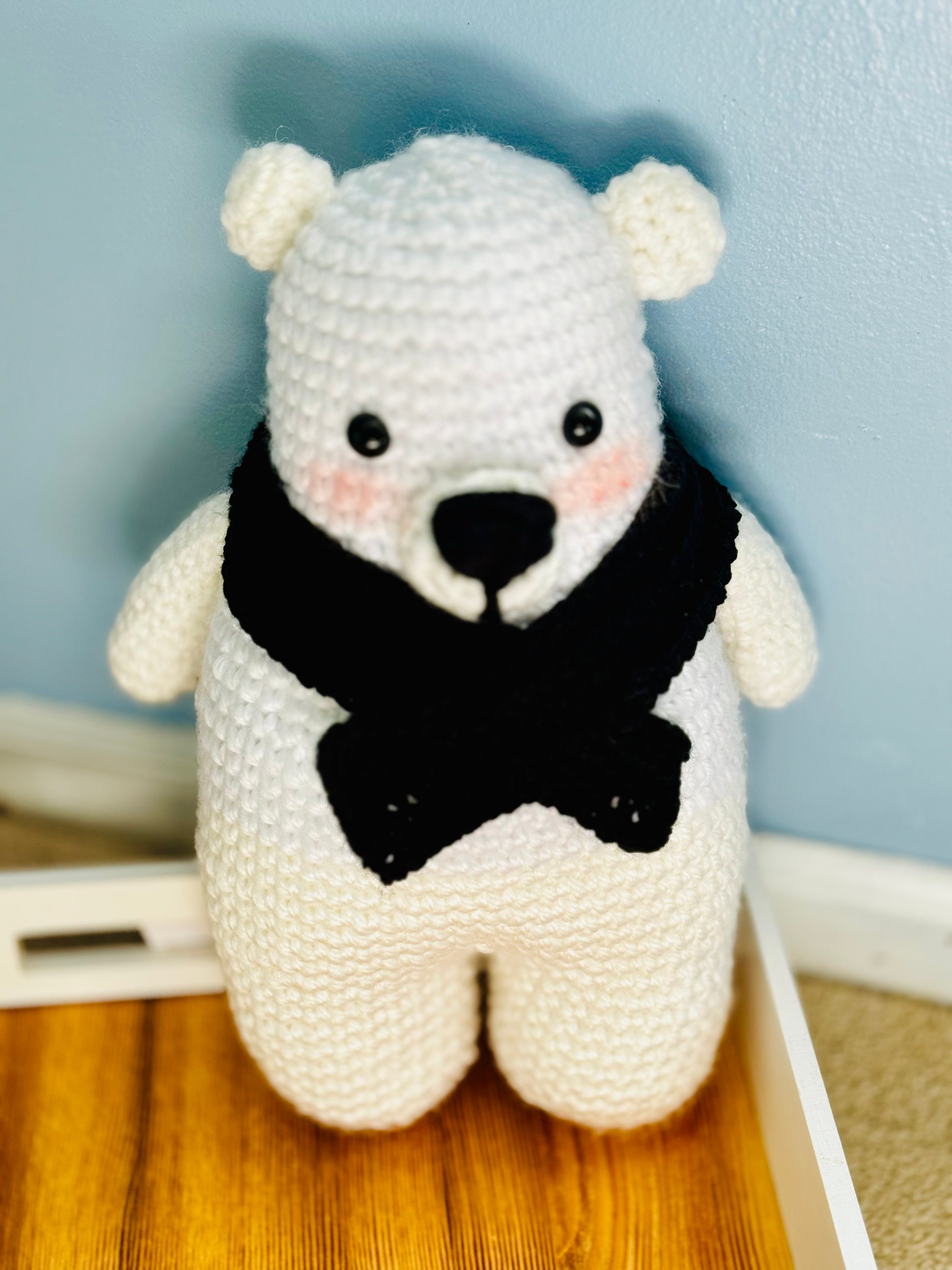 Junior Mint Polar Bear Stuffed Animal - Etsy