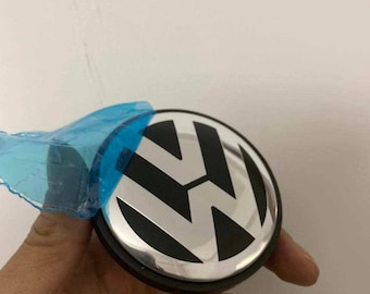 4 pezzi VW 70 mm / 64 mm coprimozzo centro ruota Volkswagen / coprimozzo  nero -  Italia