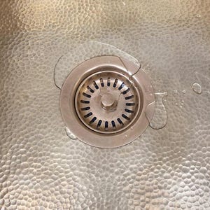 Unlacquered Brass Kitchen Sink Strainer, Basket Waste, Basket Strainer, Kitchen Drain Basket