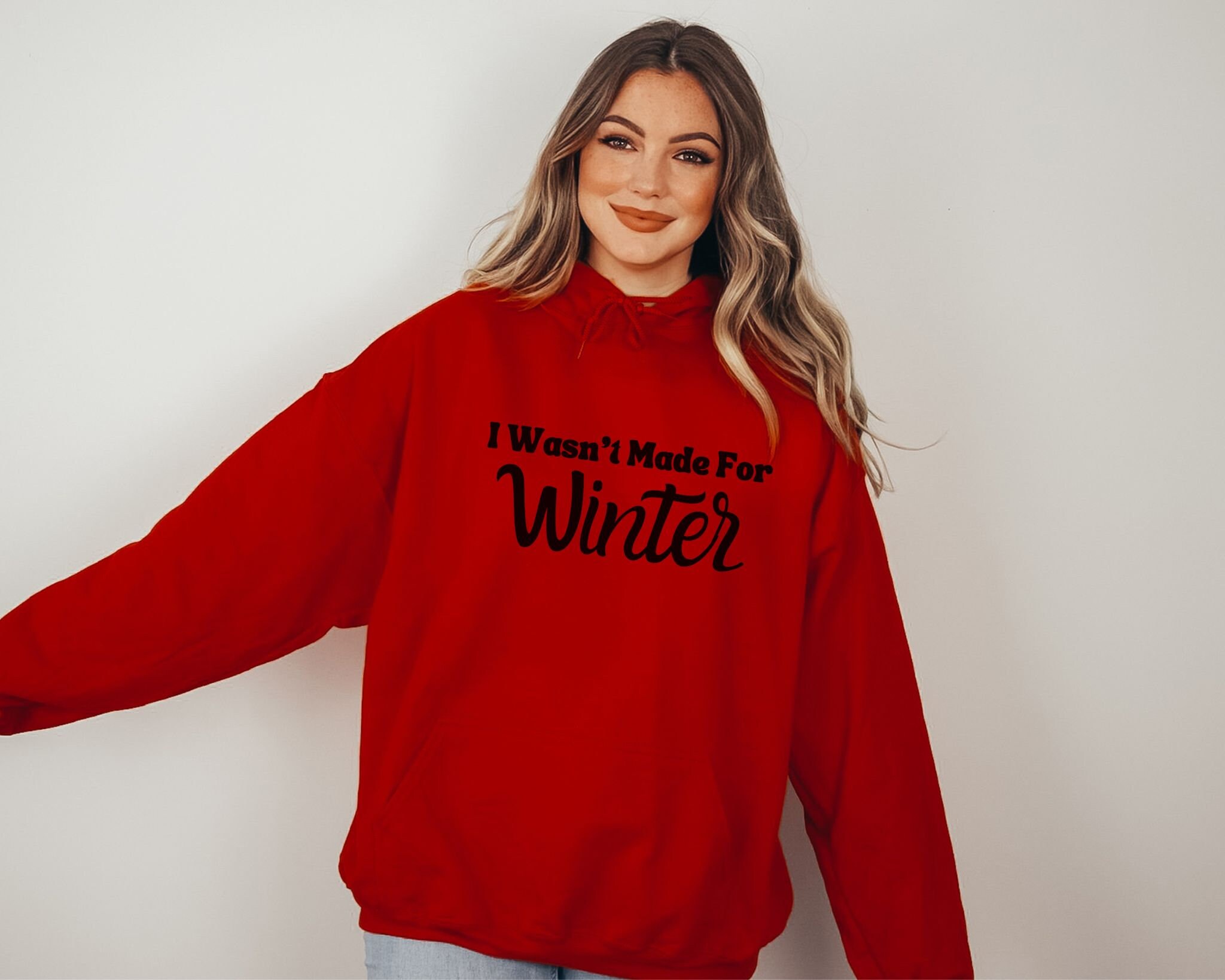 Sorry I Can't It's Too Wintery Out There Hoodie