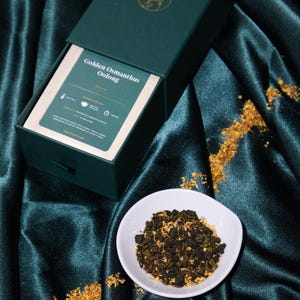 Golden Osmanthus Oolong Tea: Floral Fruity Loose Leaf (50g)