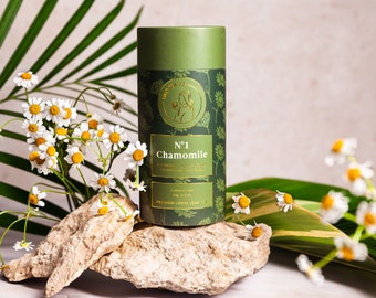 Infusión de manzanilla • Mezcla de hojas sueltas sin cafeína con rooibos y regaliz • 50 g