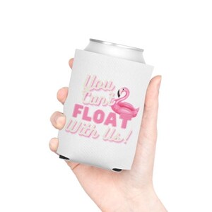 Bachelorette Gefälligkeiten Koozie Bierhalter Pool-Party Dosenhalter Mädchen Reise Koozies MITTWOCHS Mean Girls We Wear Pink Brennen Buch Bierdose Koozie Bild 5