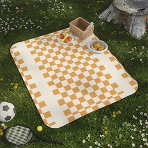 Retro Picnic Blanket, Picnic Blanket Waterproof, Outdoor Blanket, Beach Blanket, Camping Blanket, Packable Picnic blanket, Sports Blanket