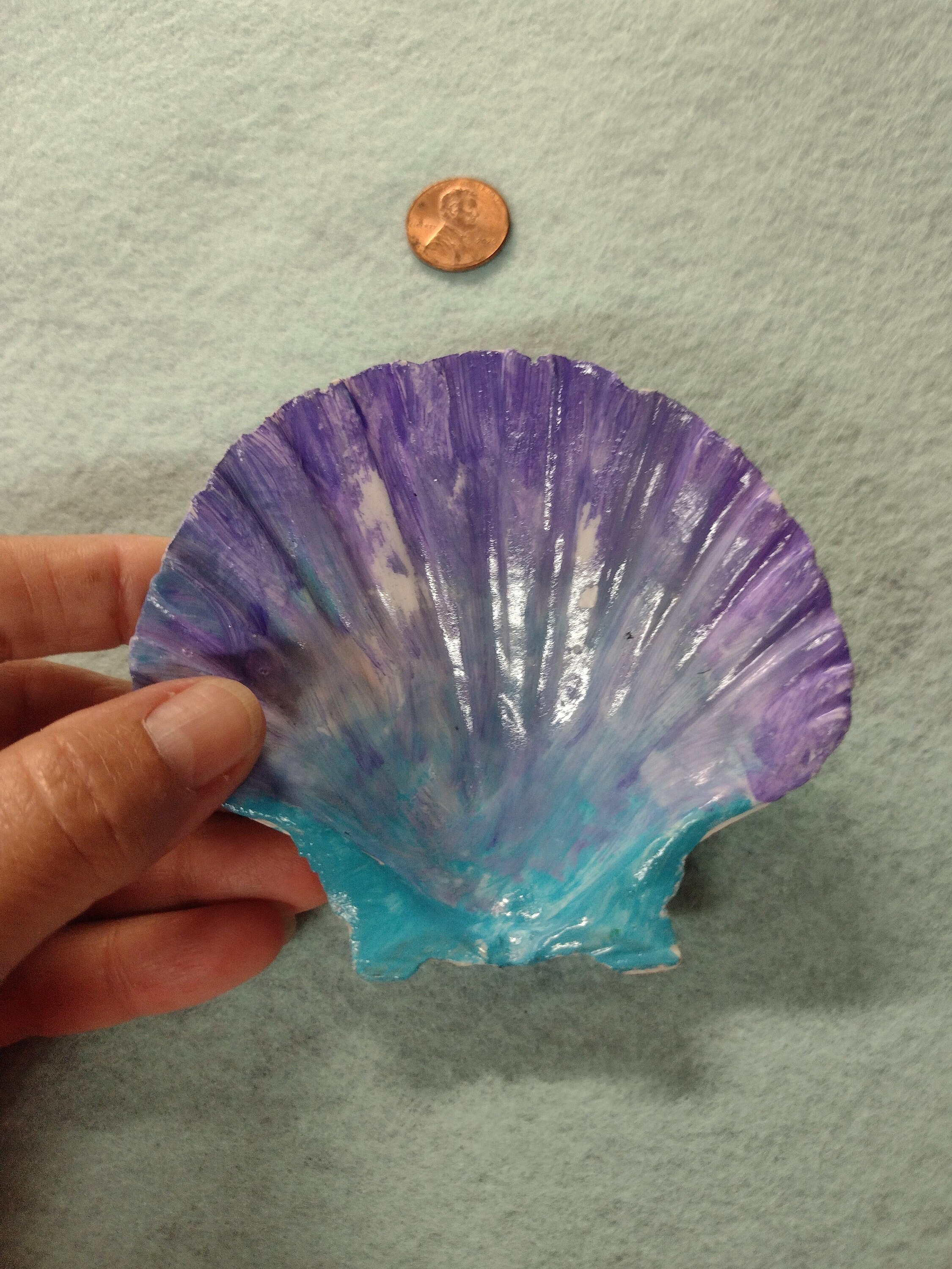 Hand Painted Shell, Shell Art, Ocean Art - Etsy