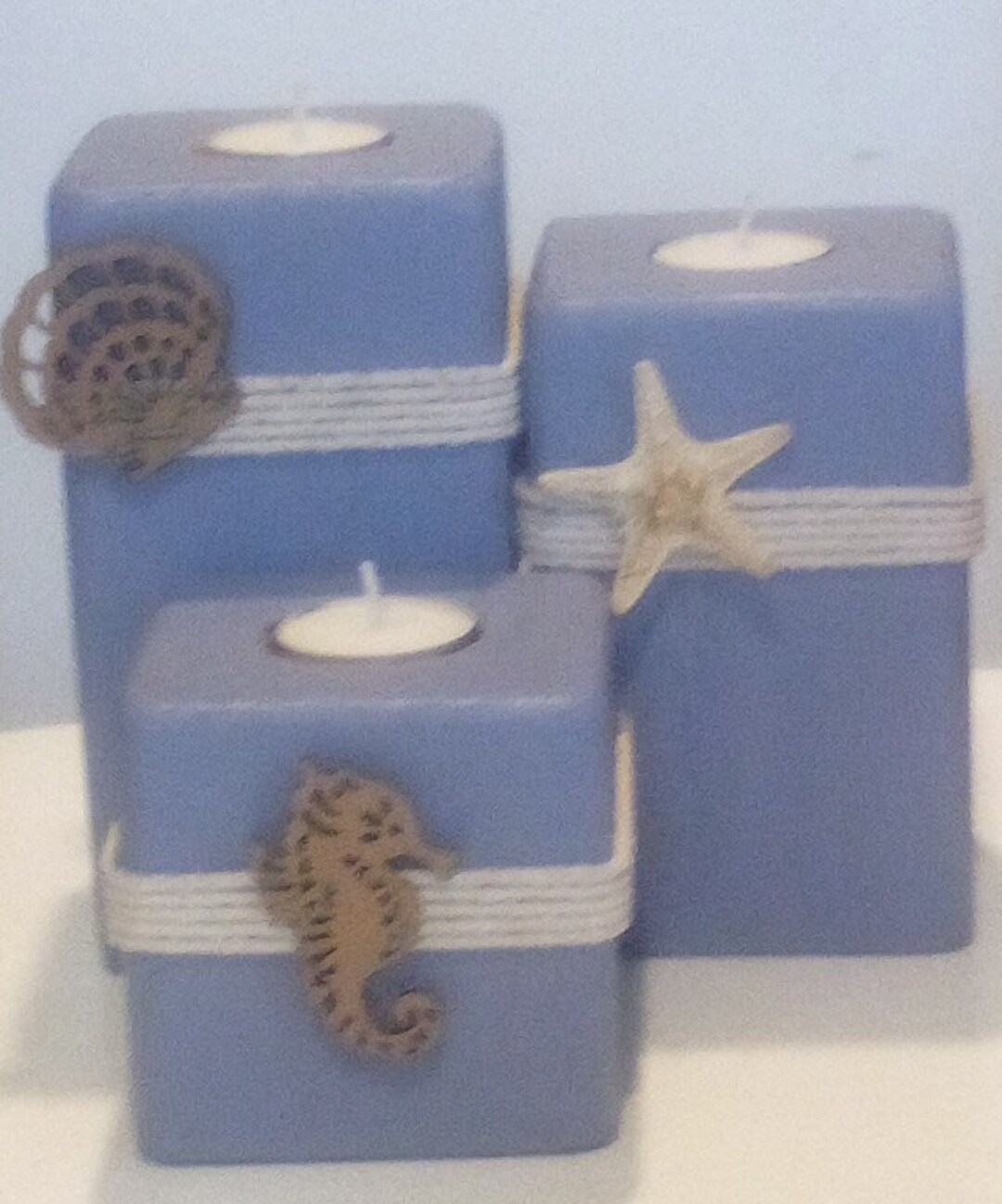 Candle Holders Wood Block Candle Holders Wood Craft Etsy