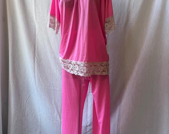 Vintage 1960s 2pc Pajama Set