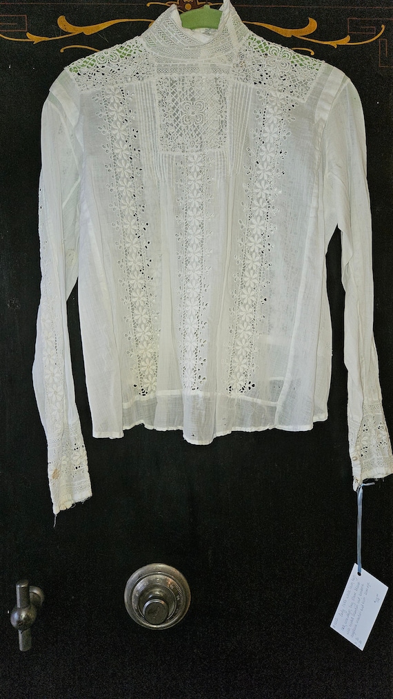 Early 1900s White Lawn Blouse