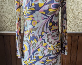 Vintage 1970's Swirly Dress.