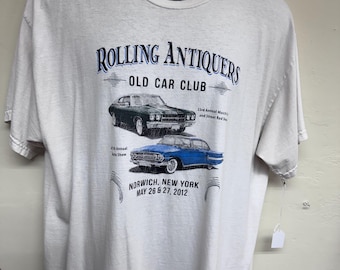 Men’s Rolling Antiques Old Car Club T-Shirt