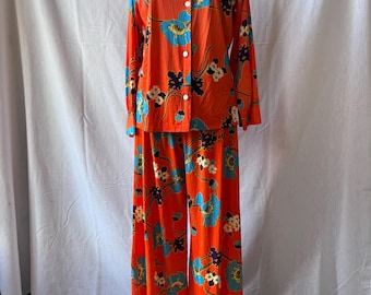 Vintage 1960/70s 2pc Pajama Set